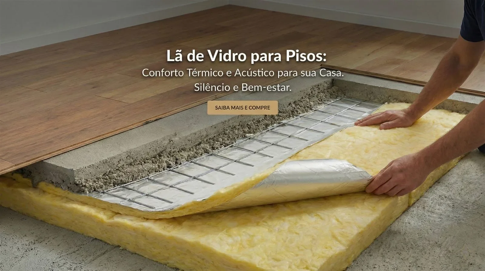 Piso IsoPiso (lã de vidro)